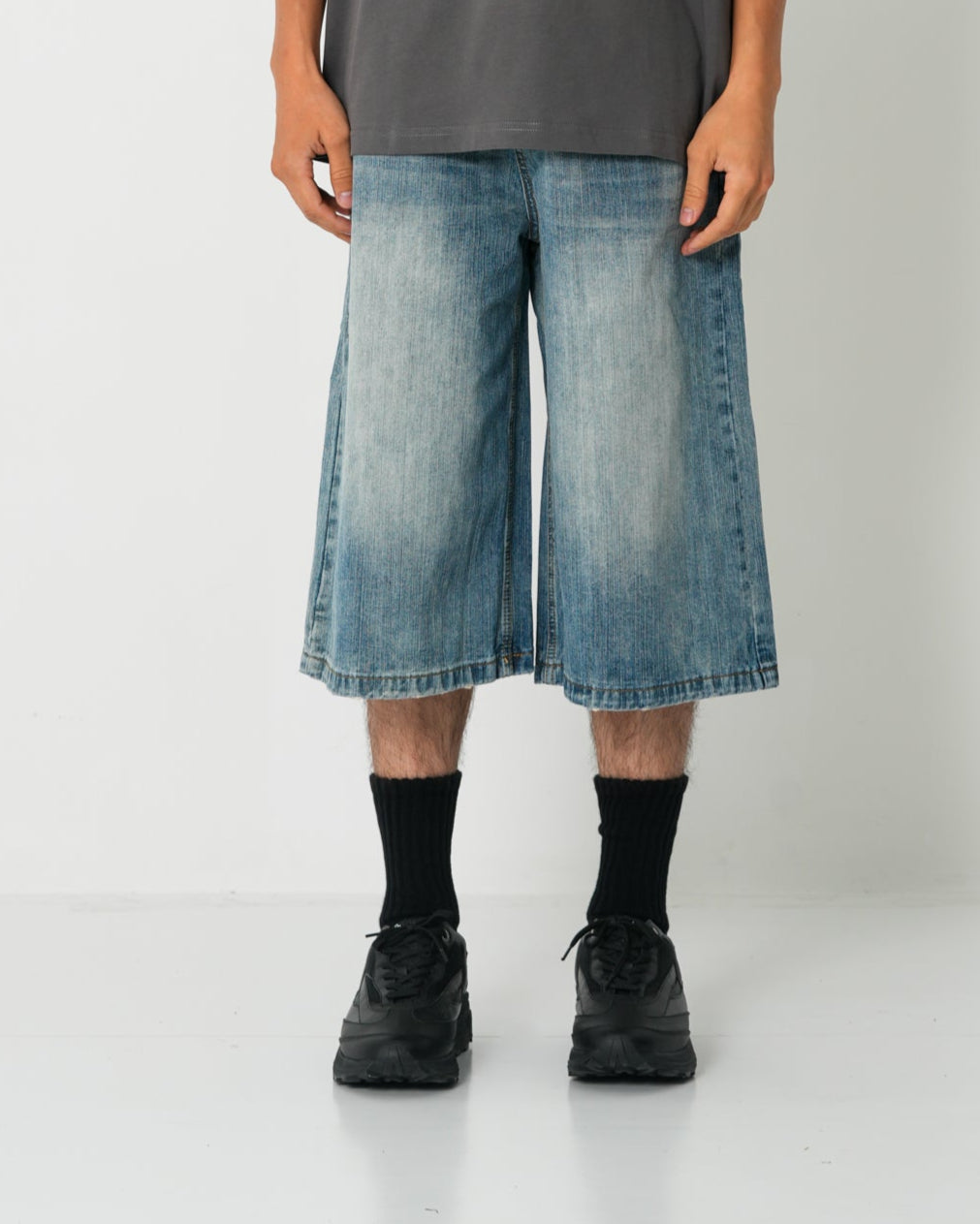 Light Denim Shorts