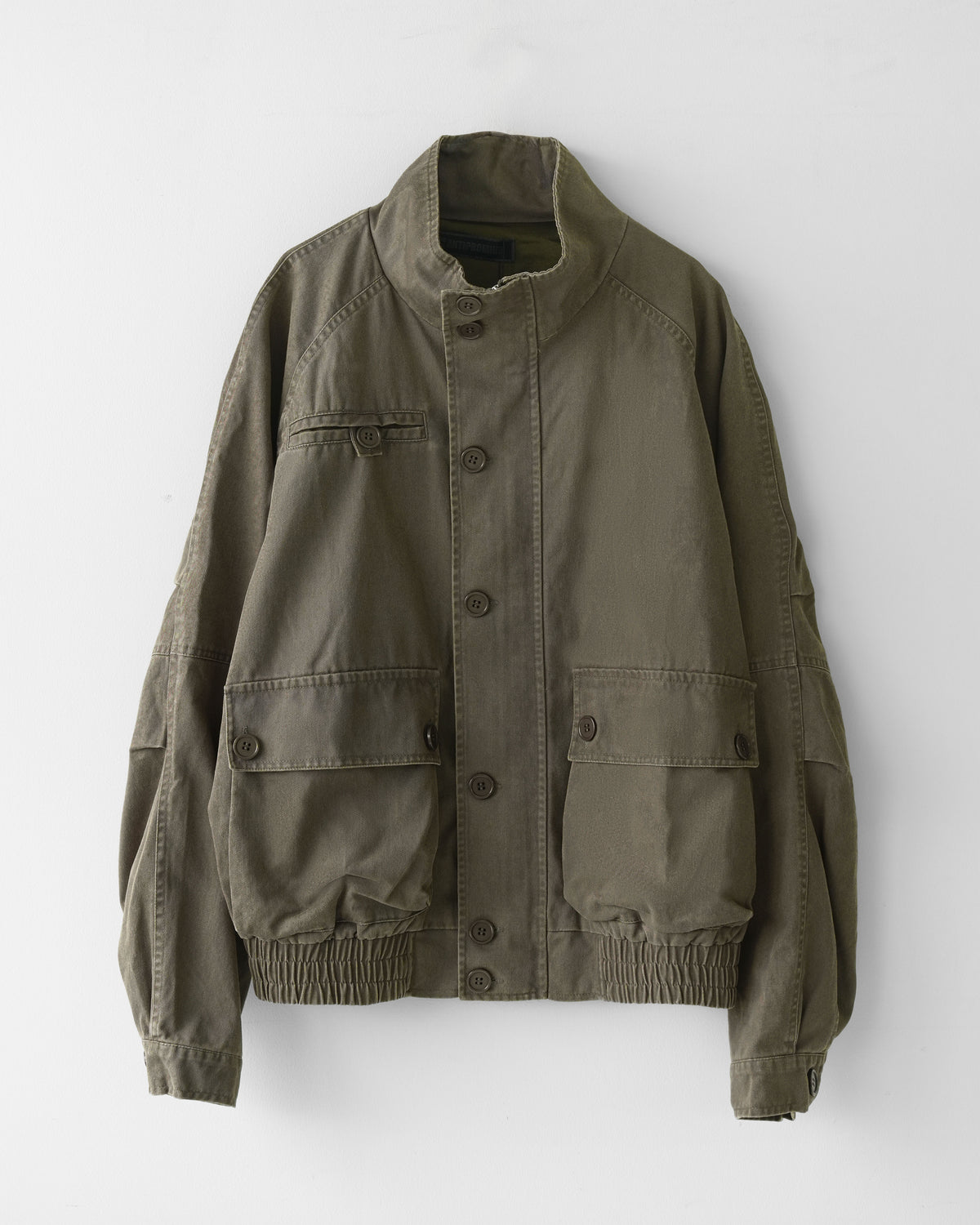 Distressed Snow Washed Hunting Jacket KHK