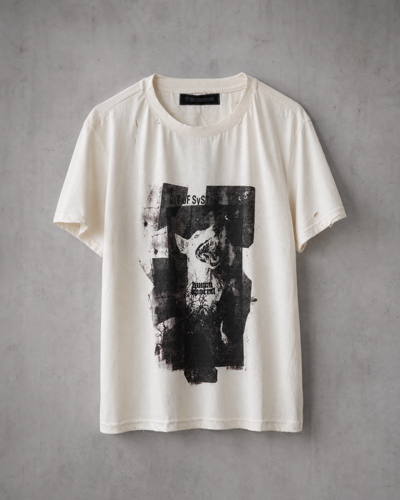 Distressed “D.O.G” Graphic Tee